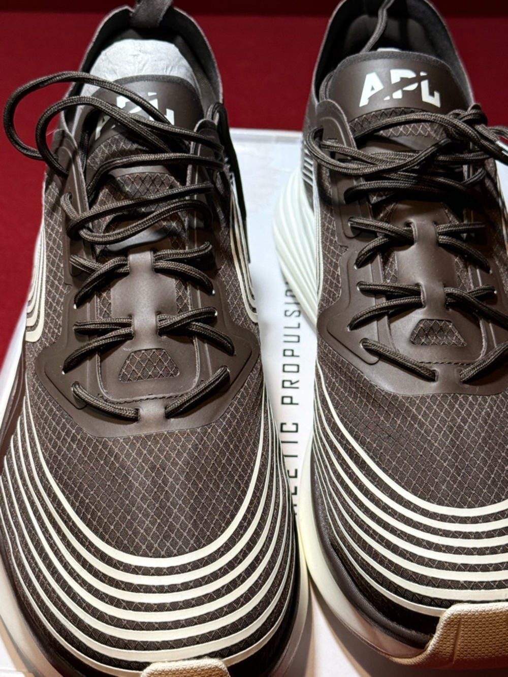 APL Men’s Athletic Sneakers — Brown & White